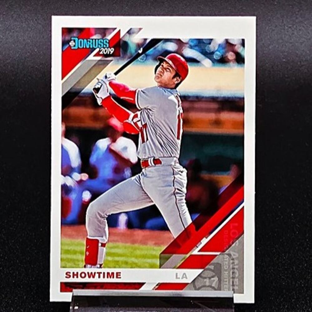 Shohei Ohtani 2019 Donruss Alternate Image SSP "Showtime" Los Angeles Dodgers